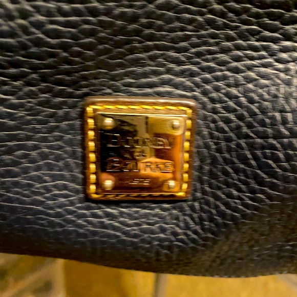 Dooney & Bourke Blue Pebbled Leather Tote - Picture 4 of 9
